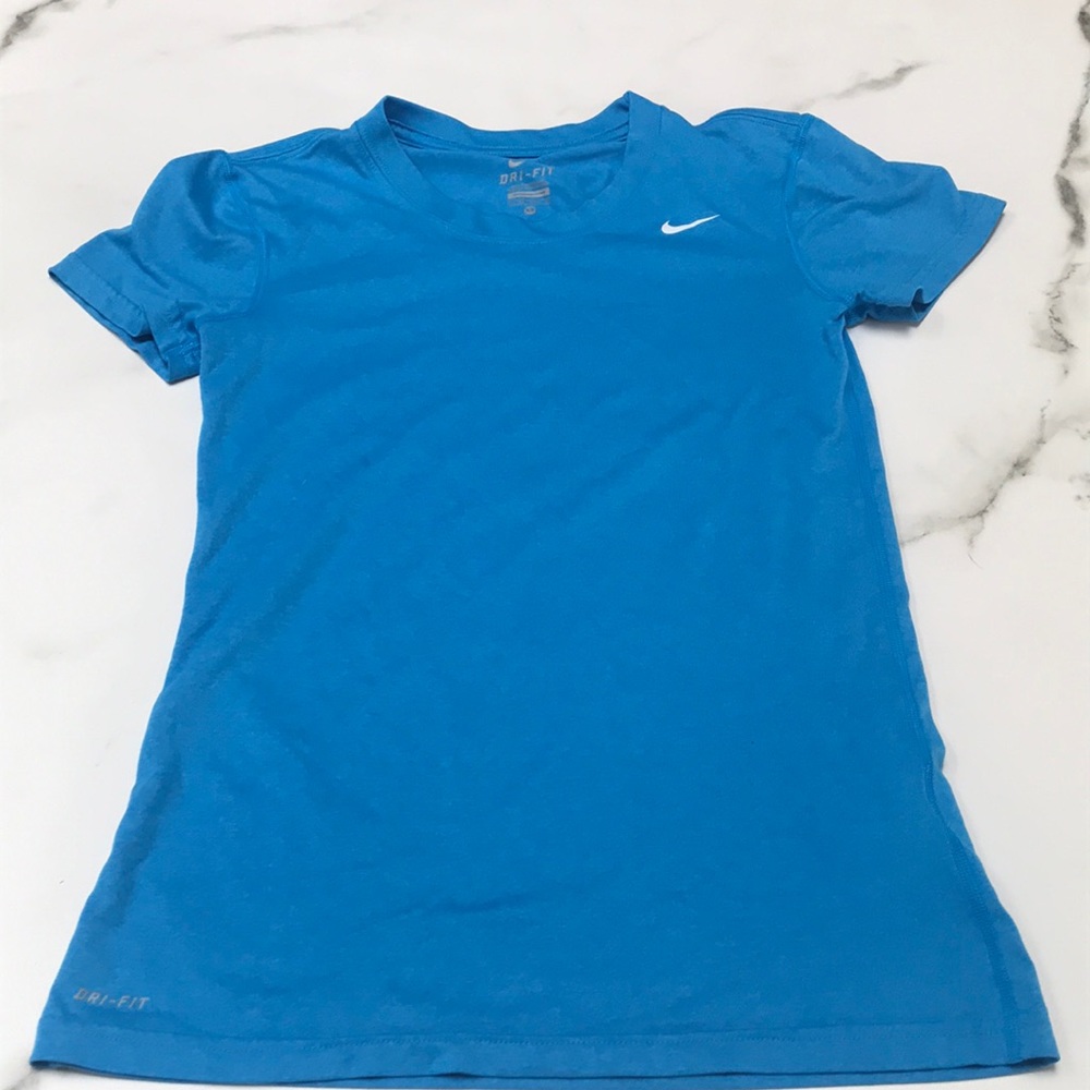 Nike dri-fit blue short sleeve